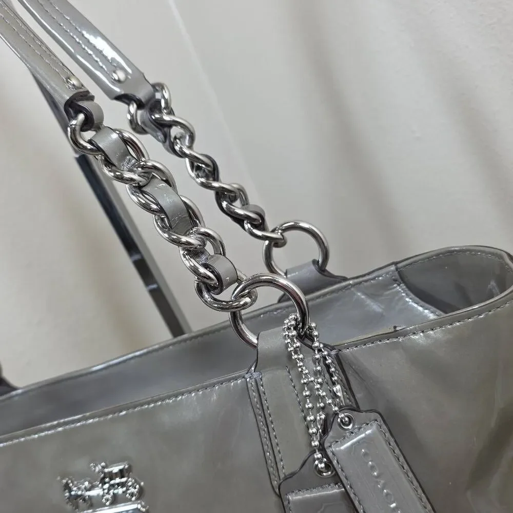 Coach Chelsea East-West Patent Leather Tote